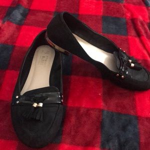 Primark flats with gold accent